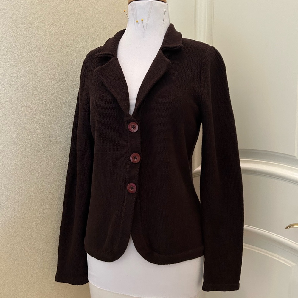 Mercer Street studio brown cotton sweater